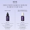 Chart Comparing Keys Soulcare Promise Serum and Truly Becoming Serum